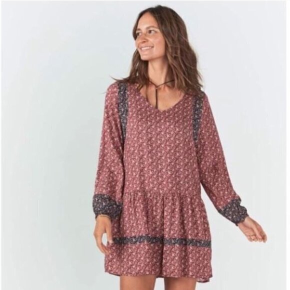 Faherty Sibley Dress in Antique Vines Spice Size XS - Picture 1 of 14